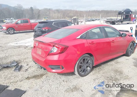 2019 Honda Civic Sport из США, поврежденный, VIN 2HGFC2F83KH536077